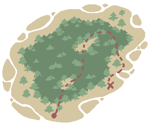 Mossy Woods map